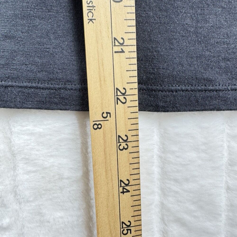 Unbound Merino Boxy Pocket Tee T-Shirt Women's Large Black 100% Merino Wool Crop - Picture 4 of 9